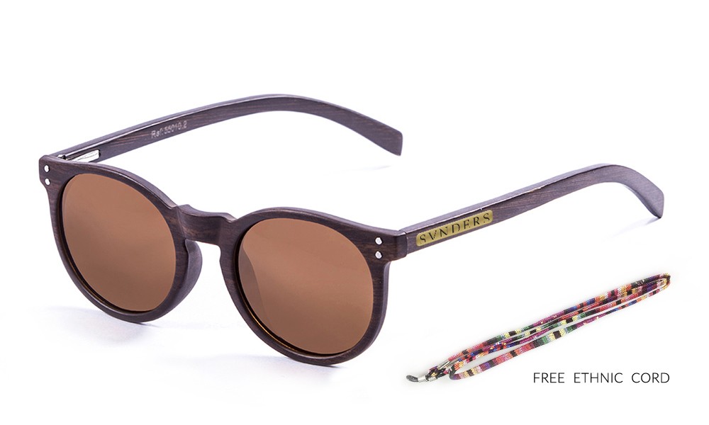 sunpers sunglasses Gafas de sol - madera / marrón oscuro / lente marrón | SUNPERS