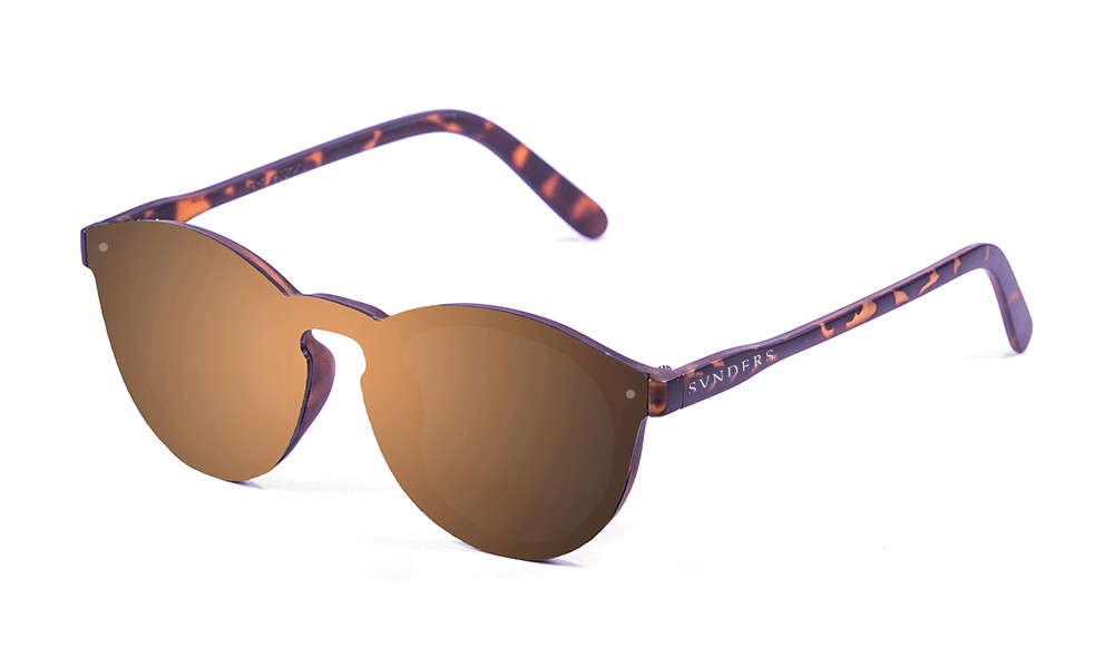 Sunpers Sunglasses Gafas De Sol - Marrón Efecto Carey / Lente Plana Marrón | SUNPERS