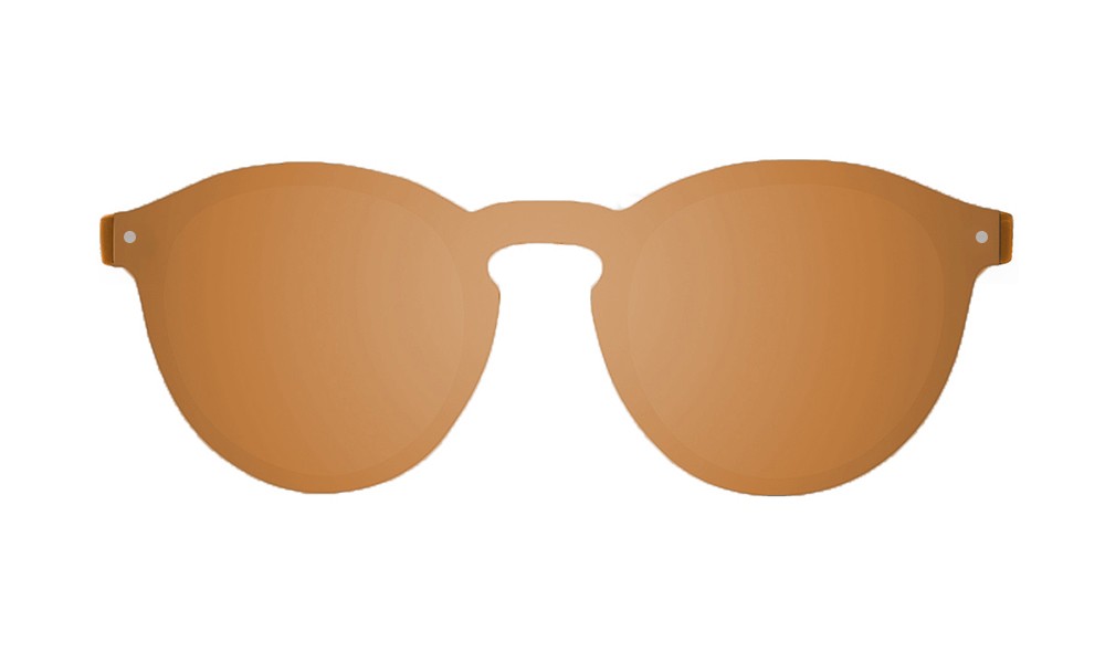 sunpers sunglasses Gafas de sol - marrón efecto carey / lente plana marrón | SUNPERS