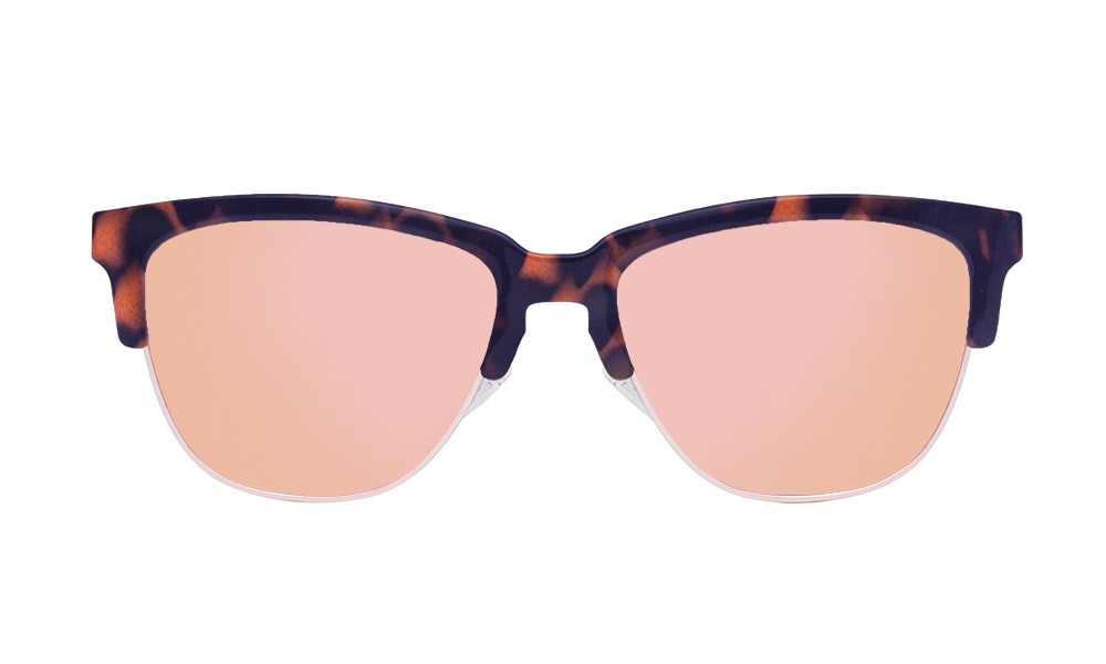 Sunpers Sunglasses Gafas De Sol - Marrón Efecto Carey / Lente Rosa | SUNPERS