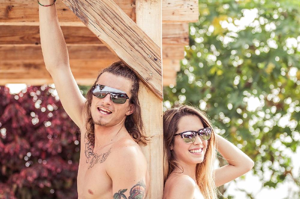 Sunpers Sunglasses Gafas De Sol - Marrón Efecto Carey / Lente Rosa | SUNPERS