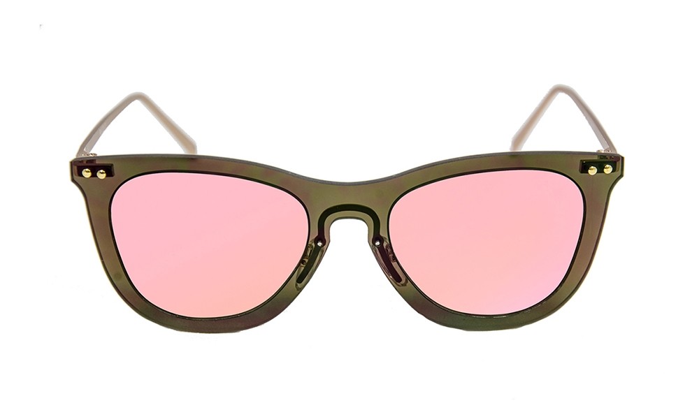 sunpers sunglasses Gafas de sol - marrón transparente/ plantilla metálica dorada | SUNPERS