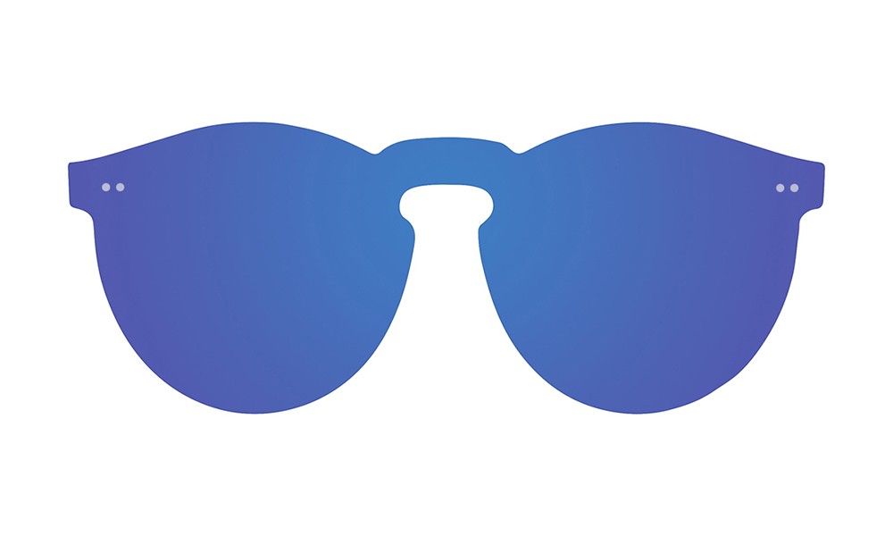 sunpers sunglasses Gafas de sol - metal / dorado metálico / lente plana azul | SUNPERS