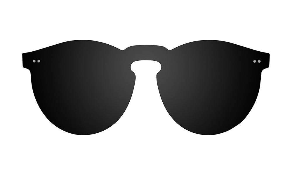 sunpers sunglasses Gafas de sol - metal / negro metálico / lente plana negro | SUNPERS