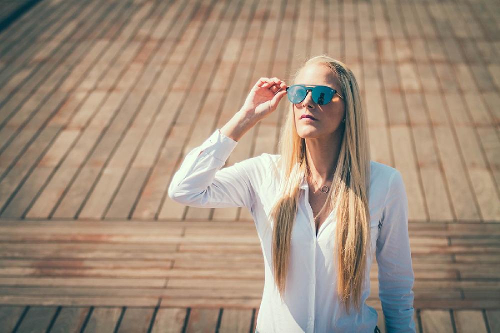 Sunpers Sunglasses Gafas De Sol - Negro - Dorado / Lente Plana Plateada Espejo | SUNPERS