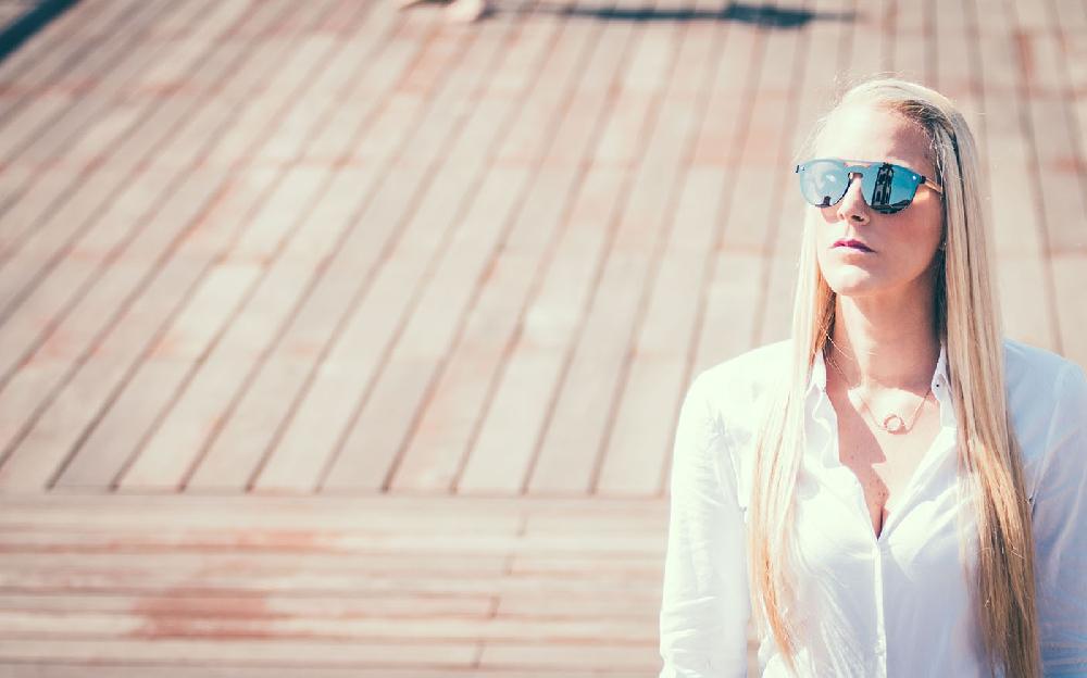 Sunpers Sunglasses Gafas De Sol - Negro - Dorado / Lente Plana Plateada Espejo | SUNPERS