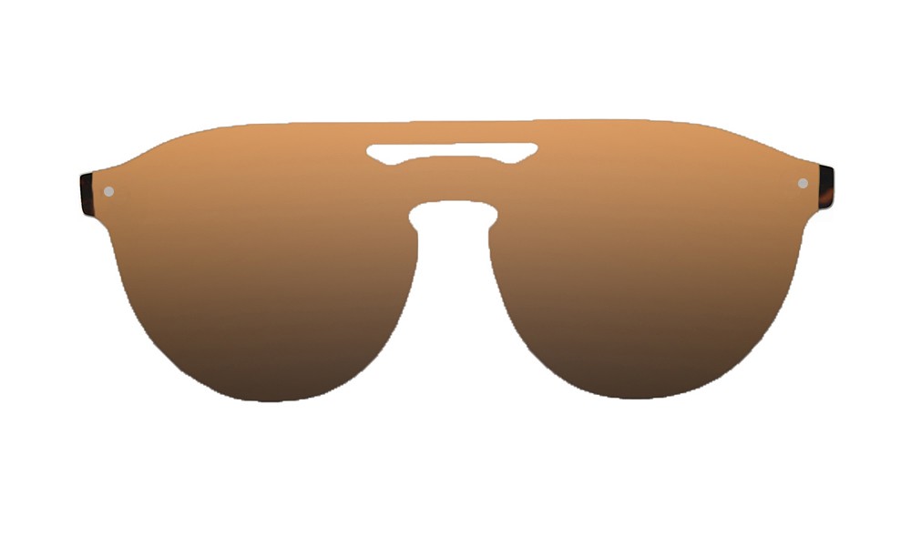 sunpers sunglasses Gafas de sol - negro efecto carey / lente plana marrón | SUNPERS