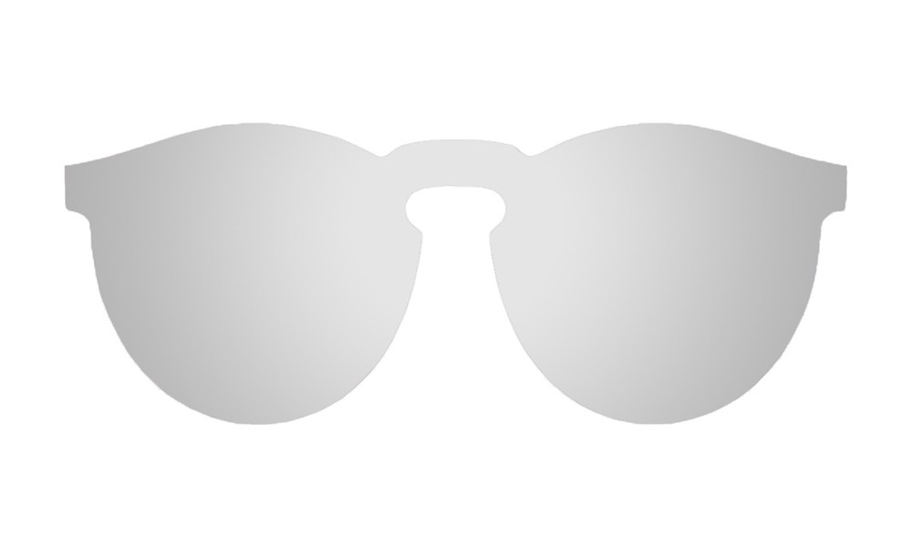 sunpers sunglasses Gafas de sol – negro mate / lente plana plateada | SUNPERS