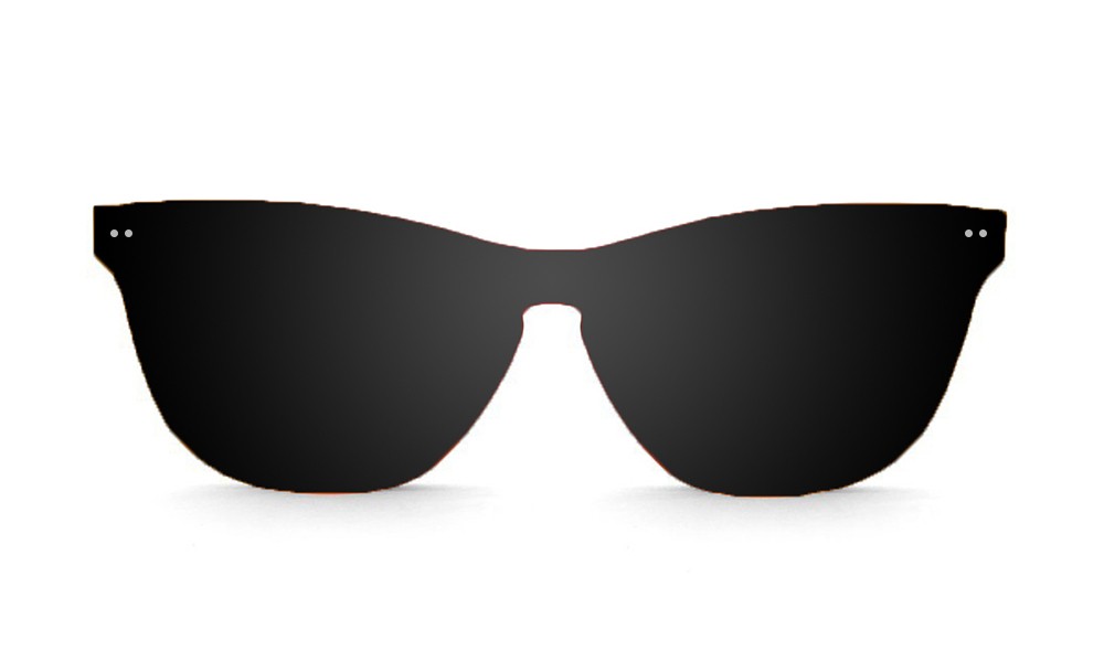 sunpers sunglasses Gafas de sol - negro metálico / lente plana ahumada | SUNPERS