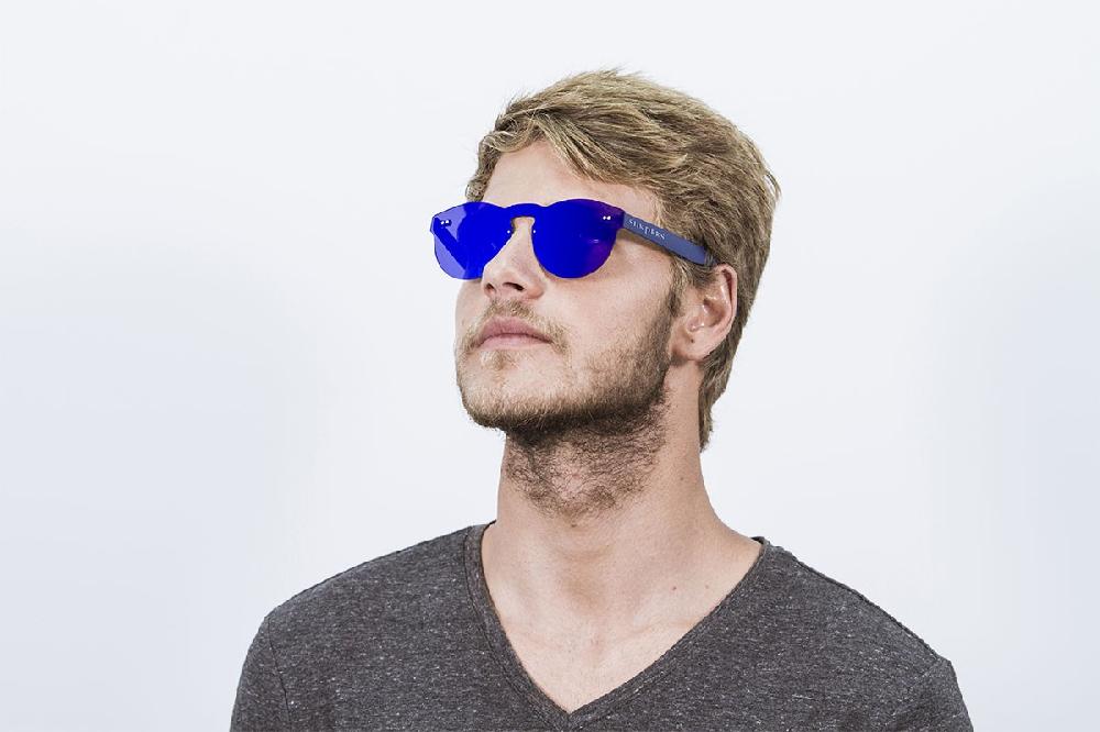 Sunpers Sunglasses Gafas De Sol - Policarbonato / Lente Plana Azul Oscura | SUNPERS