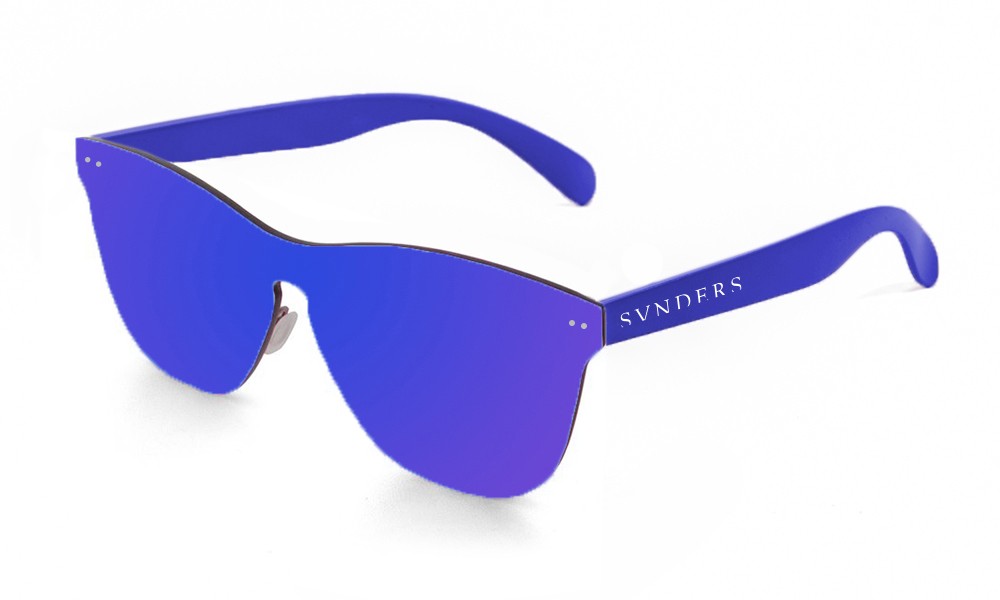 Sunpers Sunglasses Gafas De Sol - Policarbonato / Lente Plana Azul Oscuro | SUNPERS