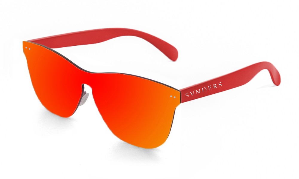 Sunpers Sunglasses Gafas De Sol - Policarbonato / Lente Plana Rojo | SUNPERS