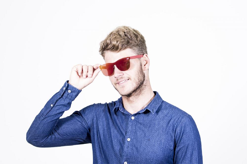 Sunpers Sunglasses Gafas De Sol - Policarbonato / Lente Plana Rojo | SUNPERS