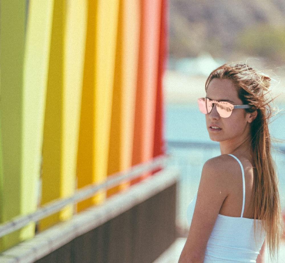 Sunpers Sunglasses Gafas De Sol - Policarbonato / Lente Plana Rosa Espacial | SUNPERS