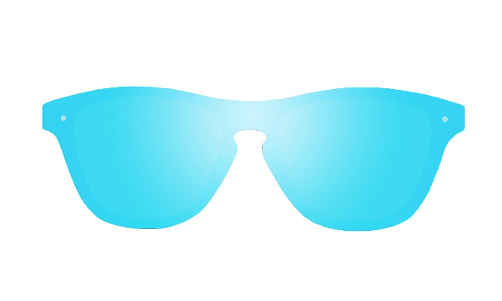 sunpers sunglasses Gafas de sol - revo / azul transparente / lente plana azul cielo | SUNPERS