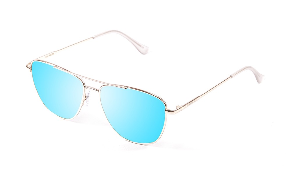 sunpers sunglasses Gafas de sol - revo / dorado metálico / lente azul cielo | SUNPERS