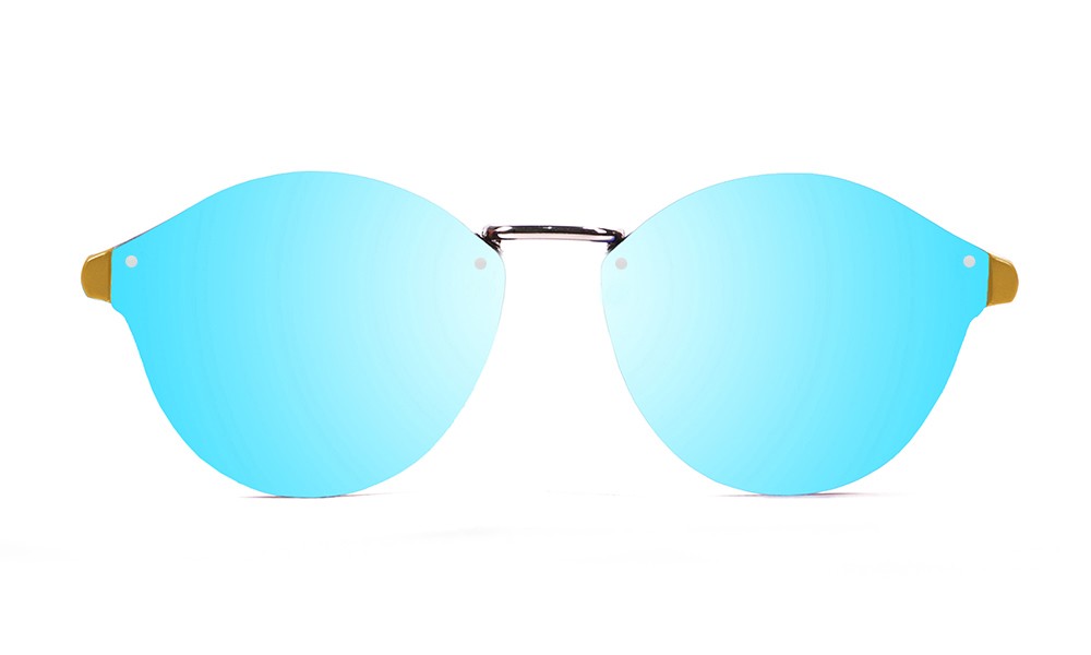 sunpers sunglasses Gafas de sol - revo / marrón claro / lente plana azul cielo | SUNPERS