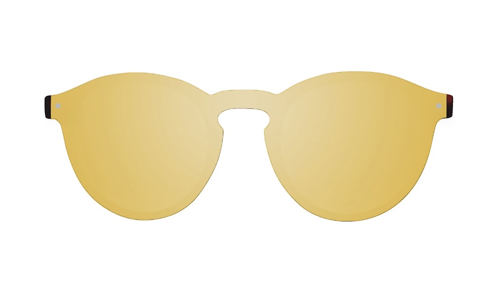 sunpers sunglasses Gafas de sol - revo / marrón efecto carey / lente plana dorada | SUNPERS