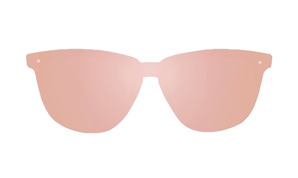sunpers sunglasses Gafas de sol - revo / mate gris / lente plana rosa | SUNPERS