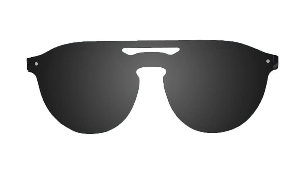 sunpers sunglasses Gafas de sol - revo / negro mate / lente plana ahumada | SUNPERS