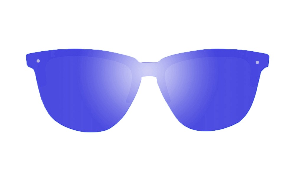 sunpers sunglasses Gafas de sol - revo / negro mate / lente plana azul | SUNPERS