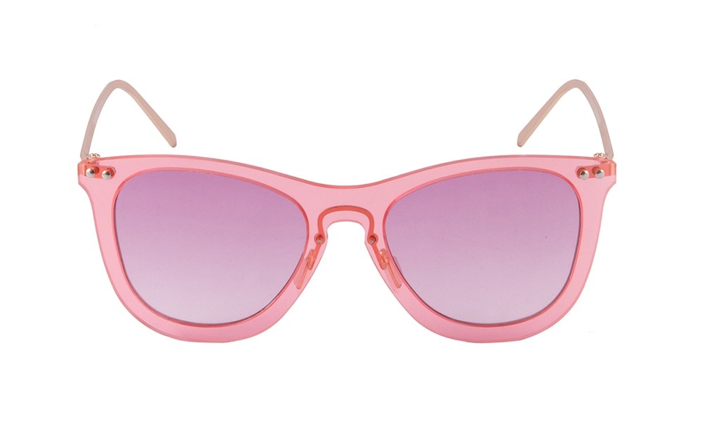 sunpers sunglasses Gafas de sol - rosa transparente/ patilla dorada metálica | SUNPERS