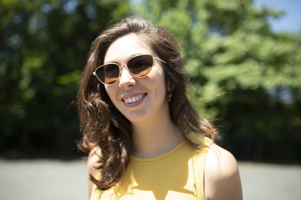 Sunpers Sunglasses LOLITA METAL MATTE GOLD FRAME TRANSPARENT BROWN LENS | SUNPERS SUNGLASSES