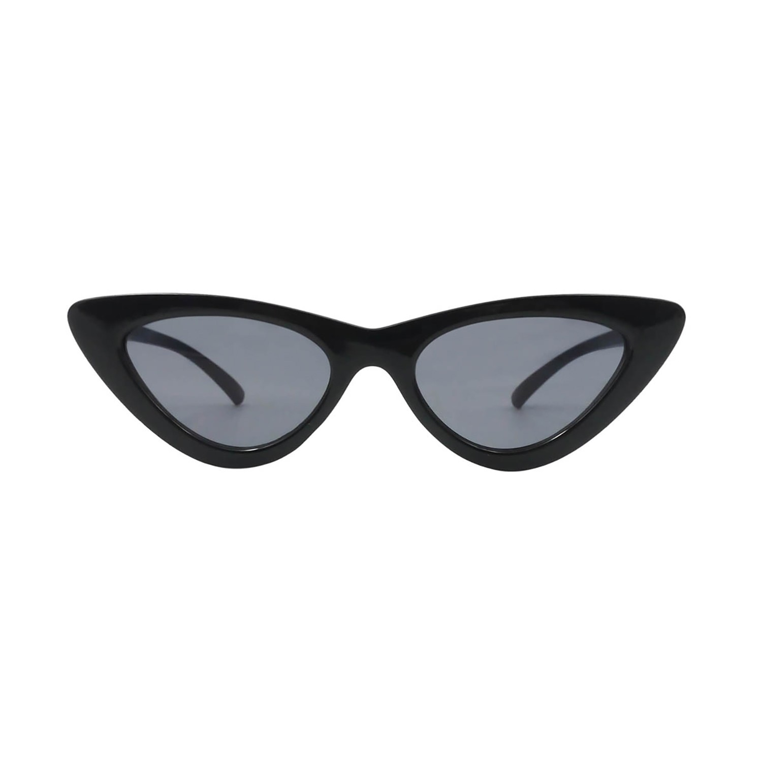 sunpers sunglasses LOLITA SHAPE SHINY BLACK FRAME SMOKE LENS | SUNPERS SUNGLASSES