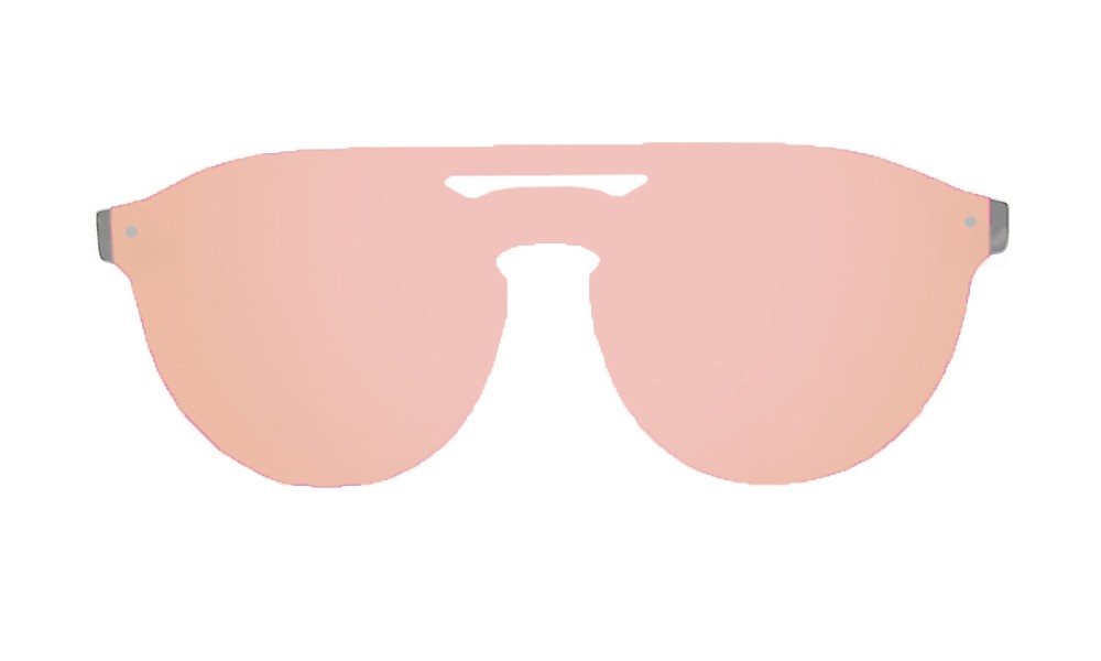 sunpers sunglasses matte solid grey / revo pastel pink flat sunpers sunglasses matte solid grey / revo pastel pink flat