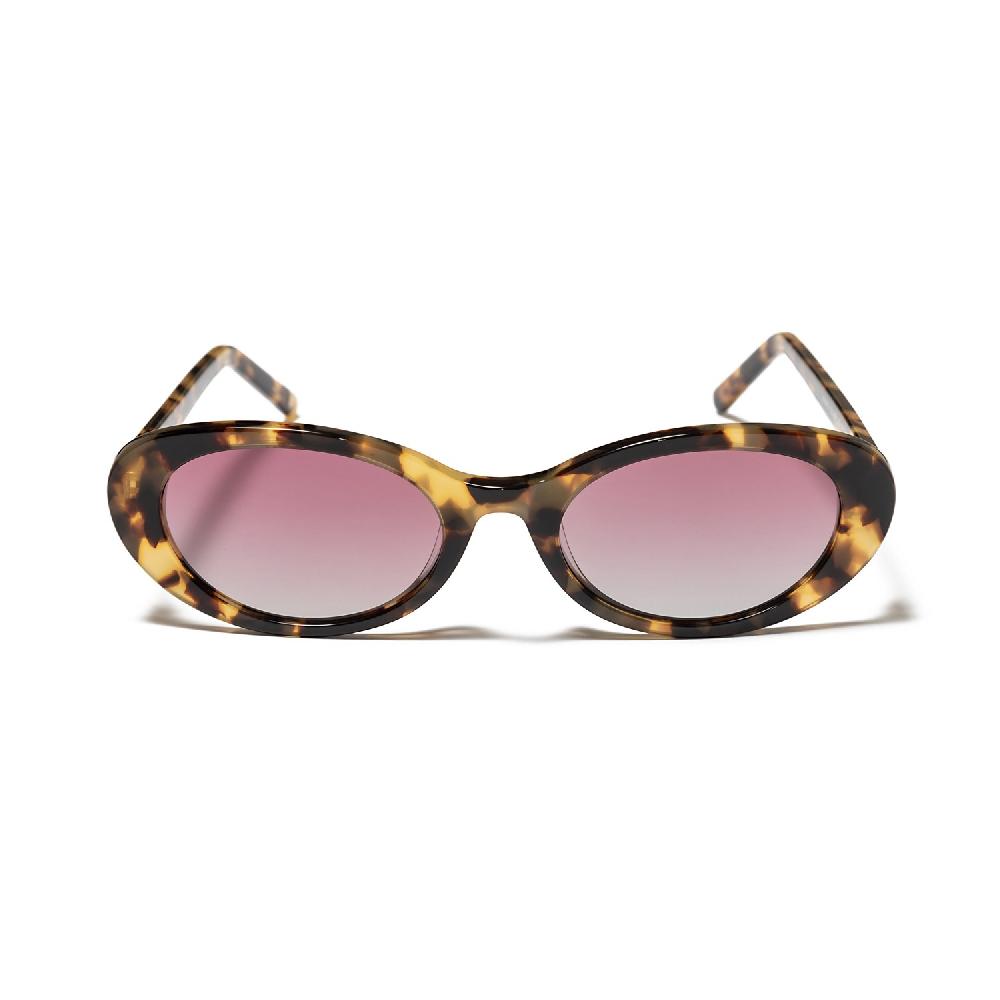 Sunpers Sunglasses PAYMER DEMI BROWN FRAME AND GRADIENT PINK LENS | SUNPERS SUNGLASSES