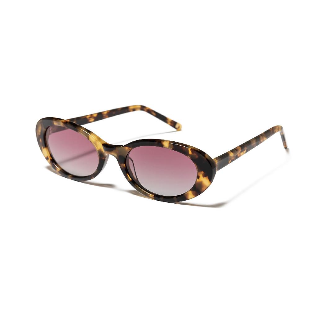 Sunpers Sunglasses PAYMER DEMI BROWN FRAME AND GRADIENT PINK LENS | SUNPERS SUNGLASSES