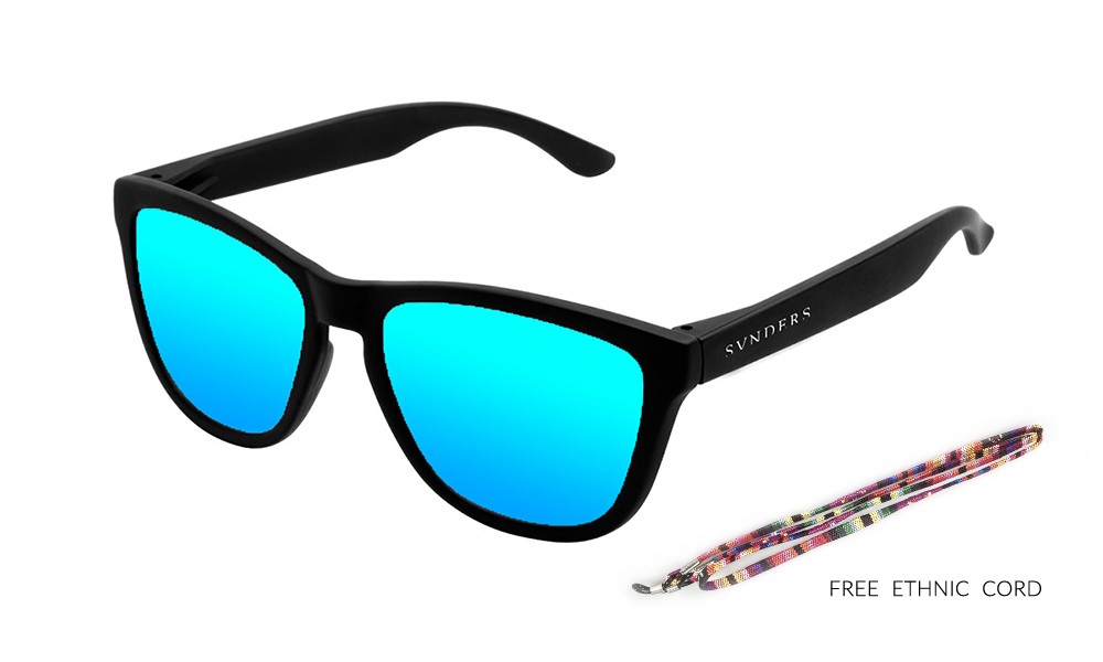sunpers sunglasses San Francisco - Clásica / negro mate / azul cielo sunpers sunglasses San Francisco - Clásica / negro mate / azul cielo
