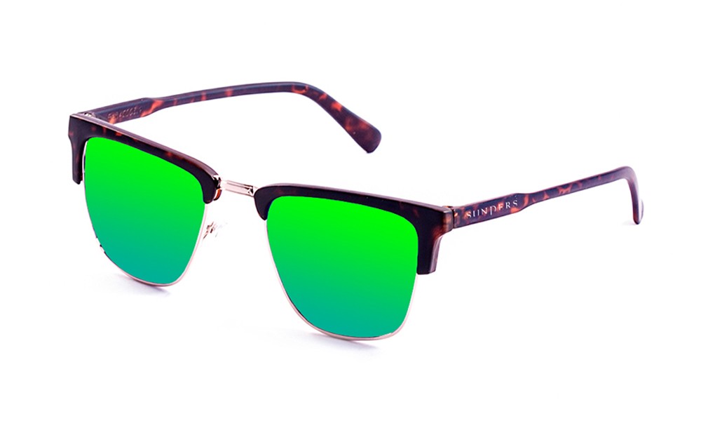 Sunpers Sunglasses San Francisco - Clubmaster / Carey – Verde Espejo