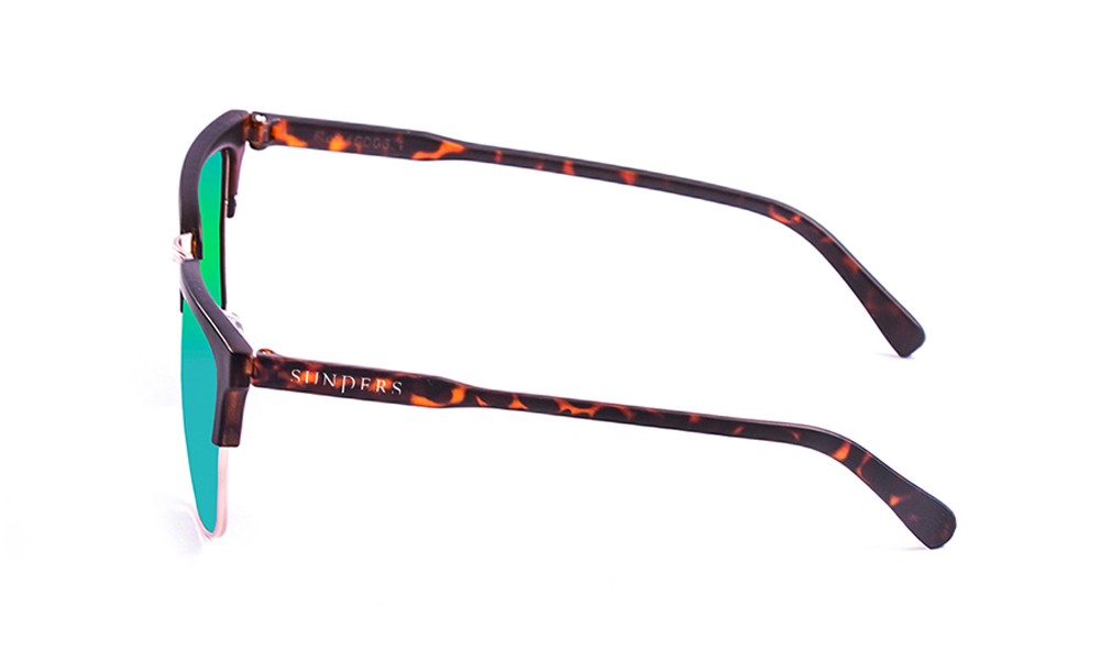 Sunpers Sunglasses San Francisco - Clubmaster / Carey – Verde Espejo