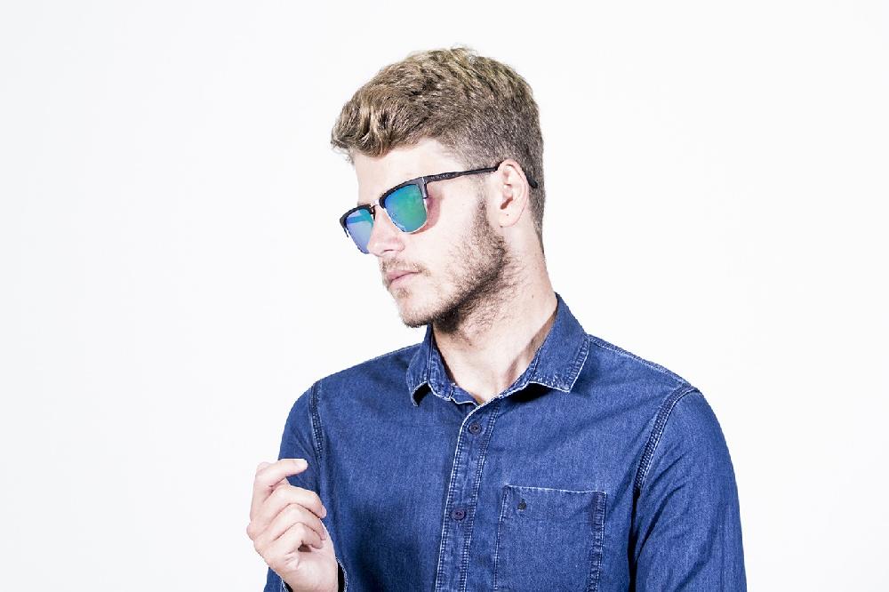 Sunpers Sunglasses San Francisco - Clubmaster / Carey – Verde Espejo