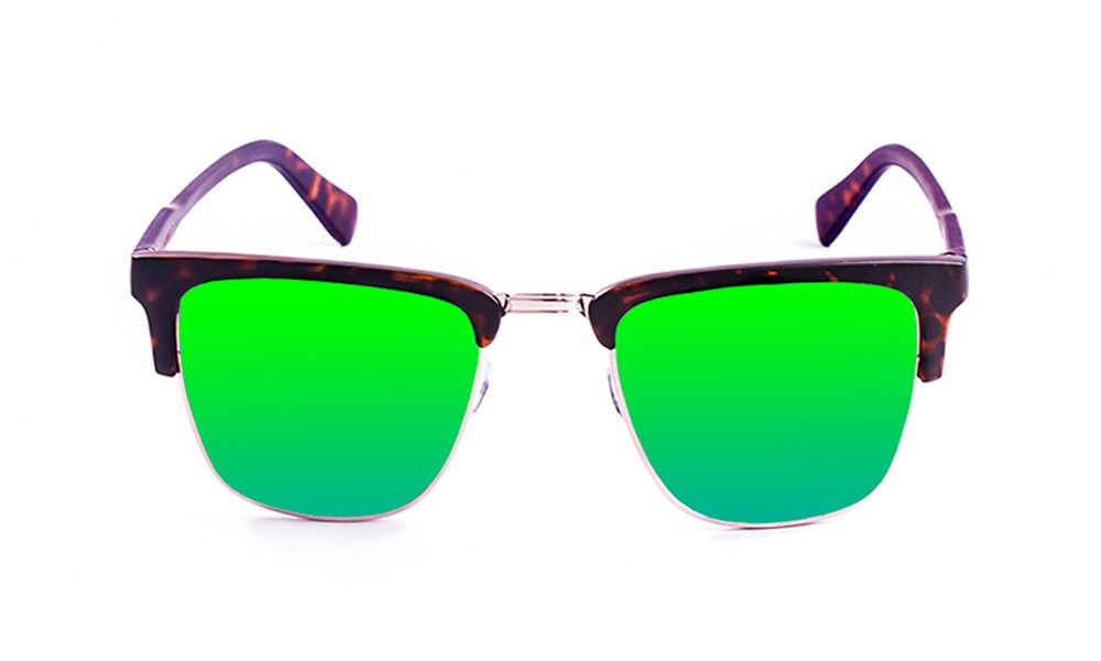sunpers sunglasses San Francisco - Clubmaster / carey – verde espejo