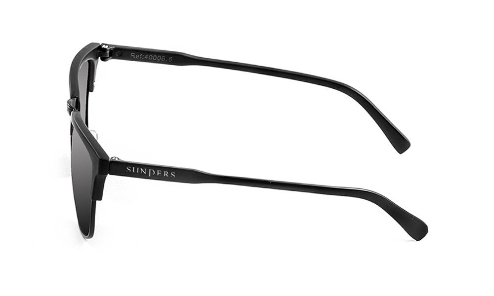 Sunpers Sunglasses San Francisco - Clubmaster / Negro Mate – Ahumadas