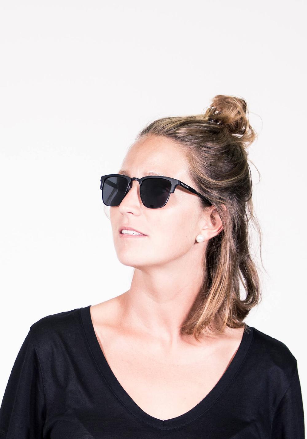Sunpers Sunglasses San Francisco - Clubmaster / Negro Mate – Ahumadas