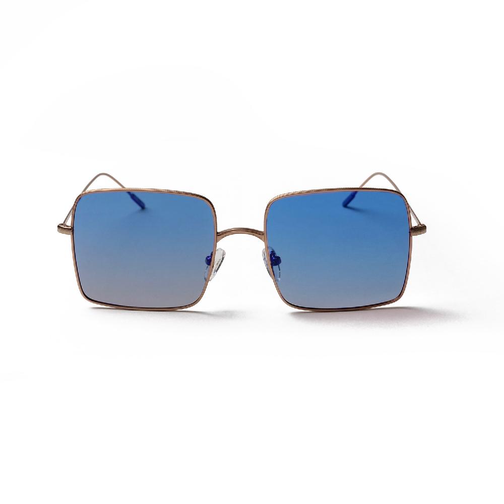 Sunpers Sunglasses WINSLET GOLD FRAME AND BLUE LENS | SUNPERS SUNGLASSES