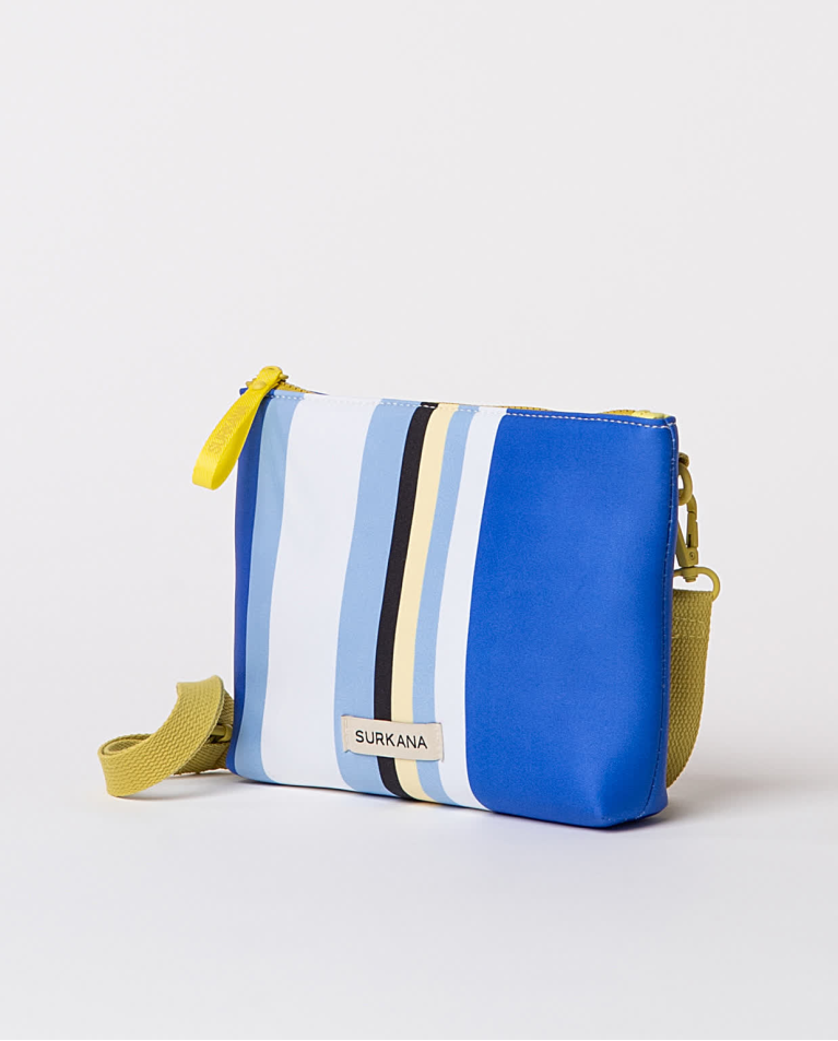 Surkana Bandolera De Neopreno Estampada Azul