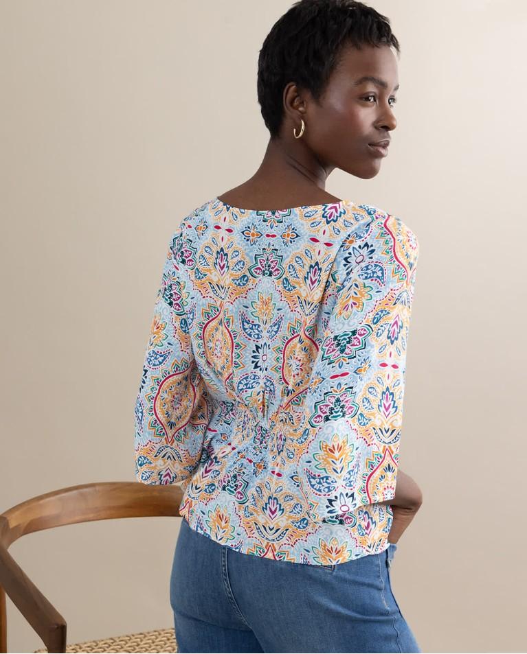 Surkana Blusa Oversize Viscosa Ecovero Multi