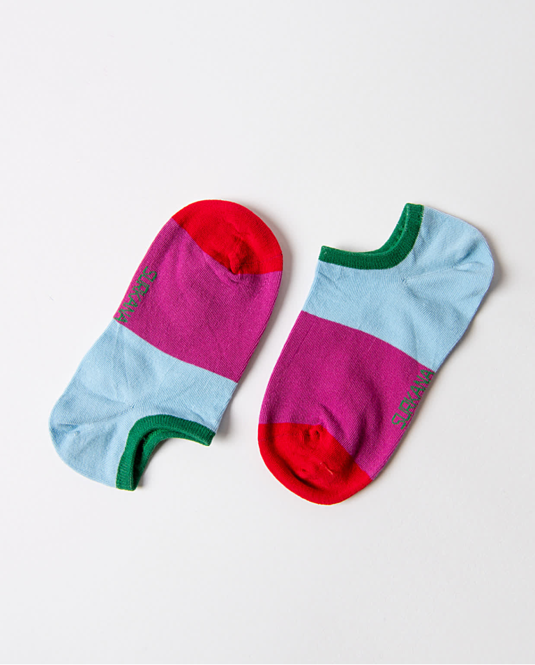 surkana Calcetín tobillero jacquard Azul