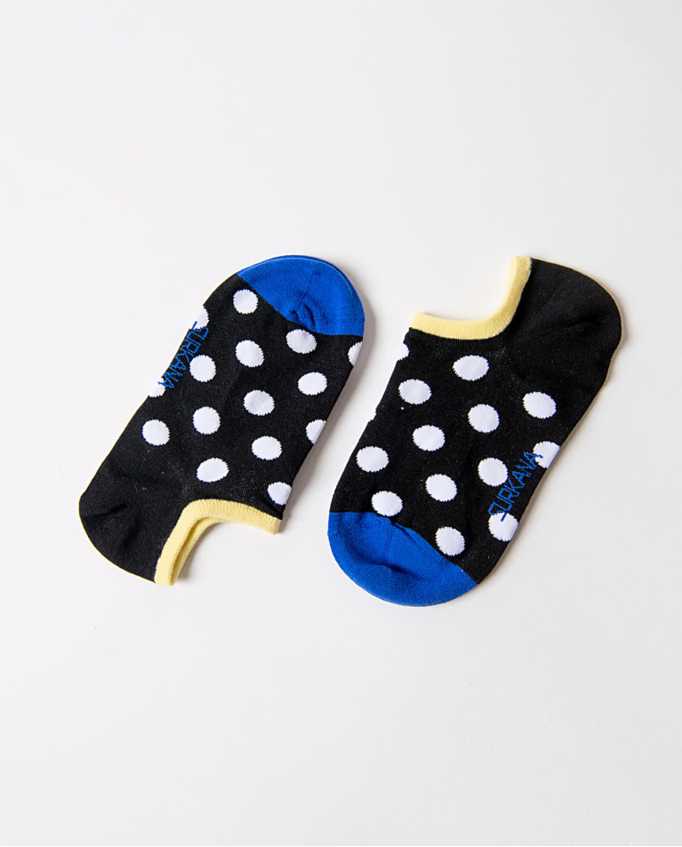 surkana Calcetín tobillero jacquard Negro