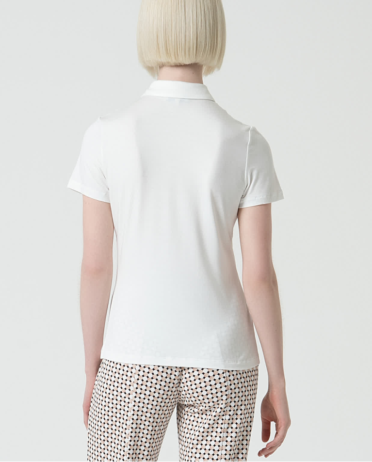 Surkana Camisa Básica Bamboo Lisa Blanco