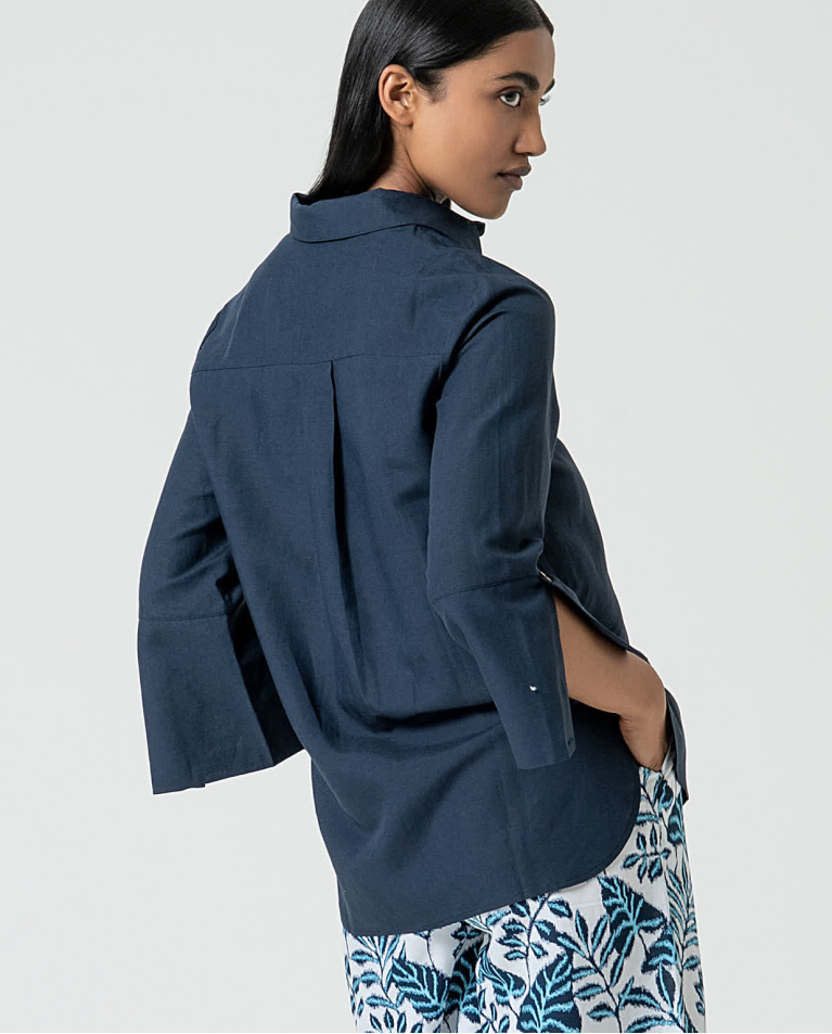 Surkana Camisa Oversize De Lino Marino