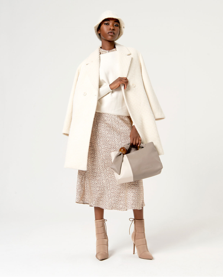 Surkana Camisa Satinada Estampada Crudo