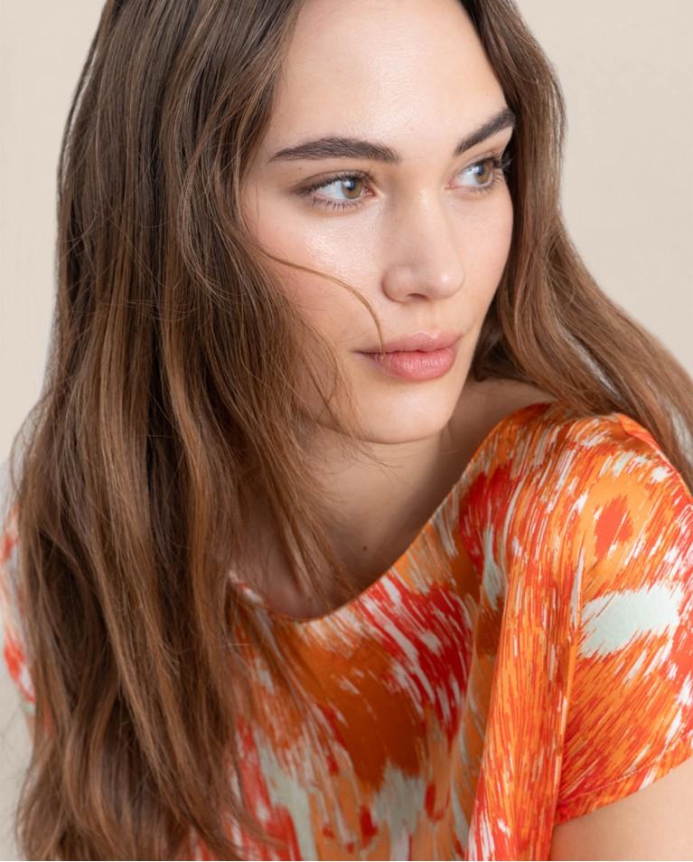 surkana Camiseta Satinada Estampada Multi