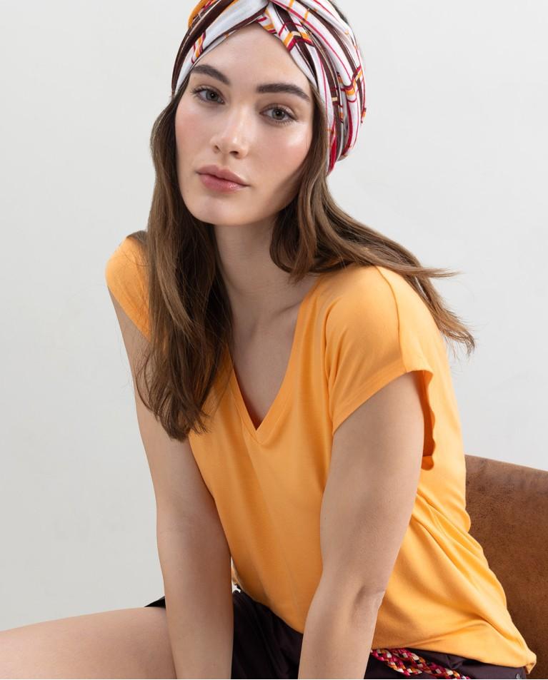 Surkana Camiseta Sin Mangas Bamboo Lisa Mandarina