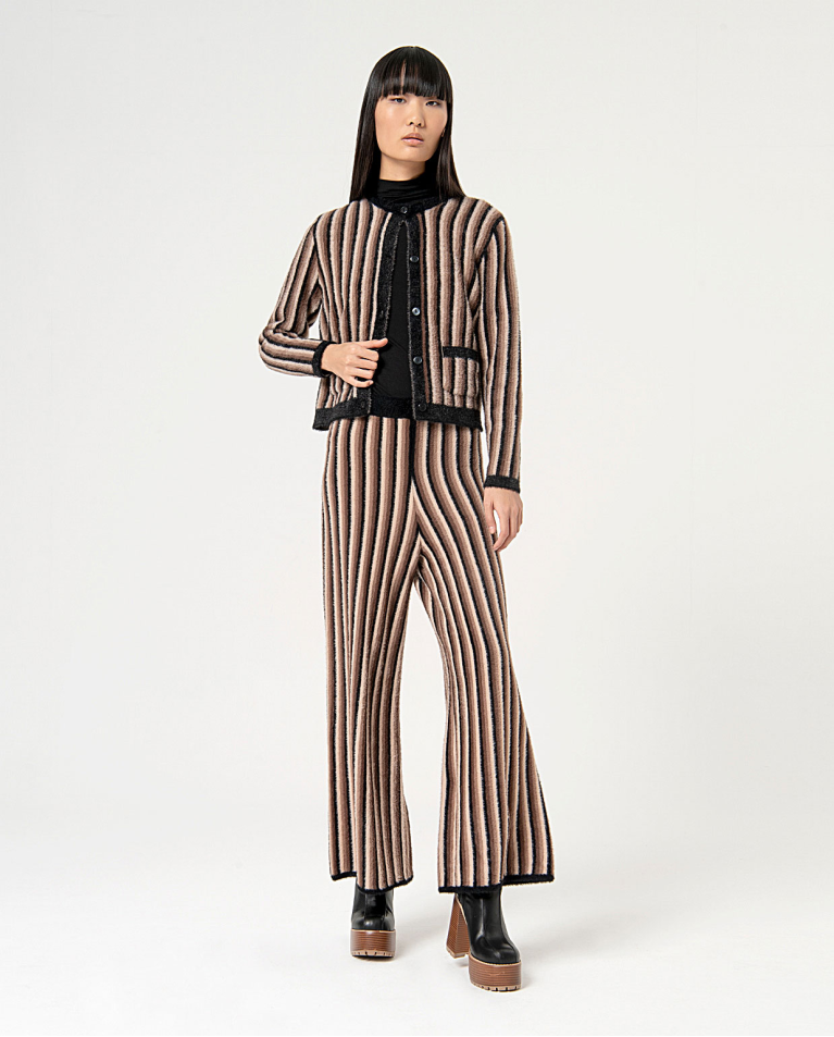 Surkana Cárdigan Corto Efecto Cepillado Piel