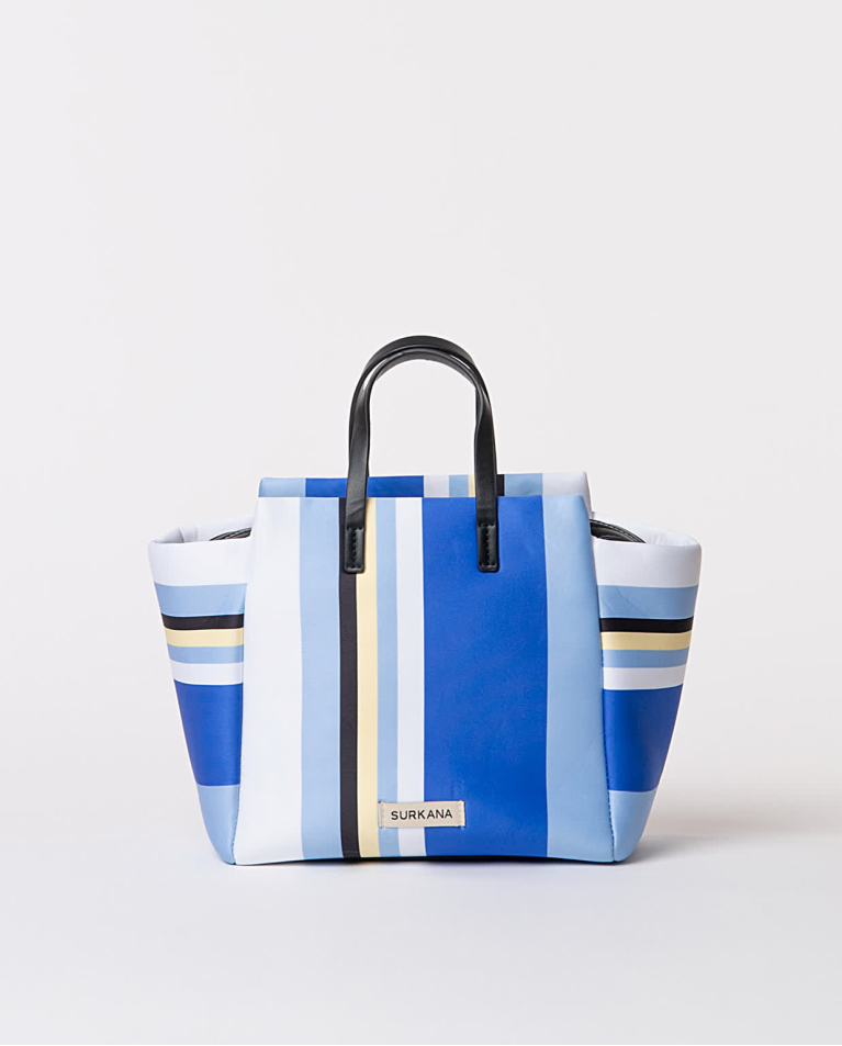 Surkana Cartera De Neopreno Estampada Azul